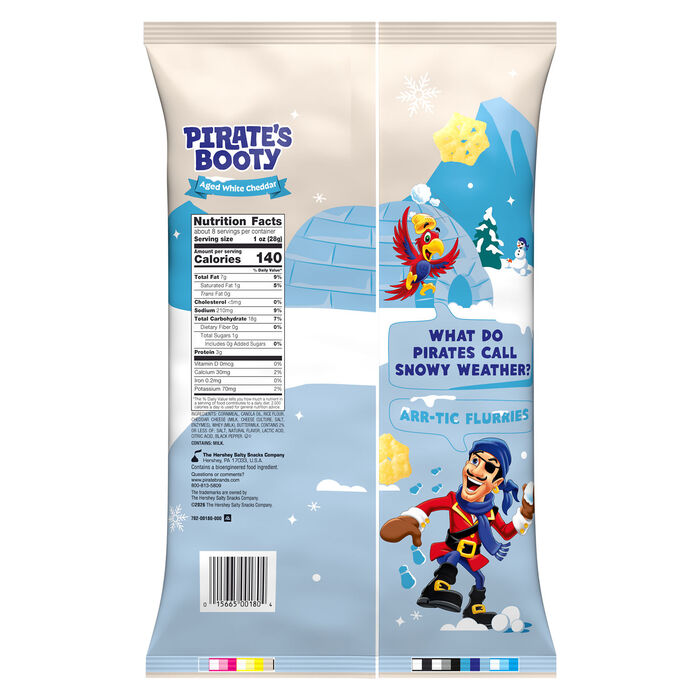 PIRATE’S BOOTY Aged White Cheddar Arr-tic Flurries (8oz)