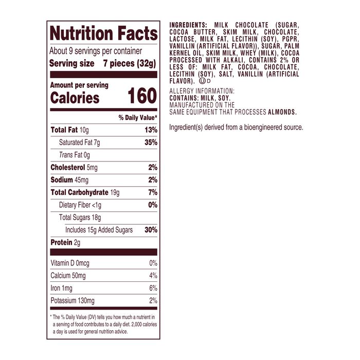 HERSHEY'S KISSES Chocolate Meltaway Flavored Kisses, 10oz Pouch