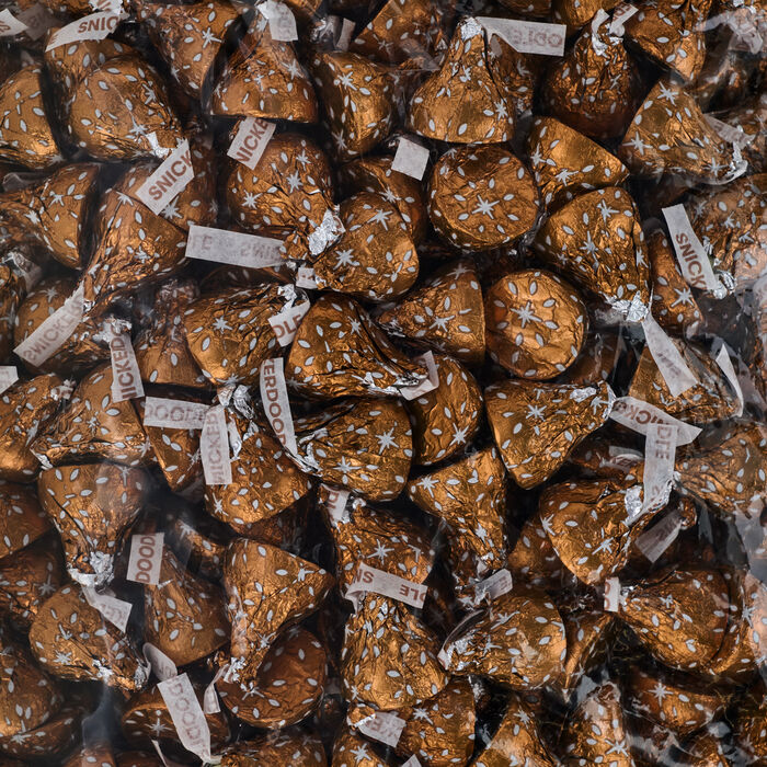HERSHEY’S KISSES Snickerdoodle Cookie Candy , Bulk Bag (60oz)