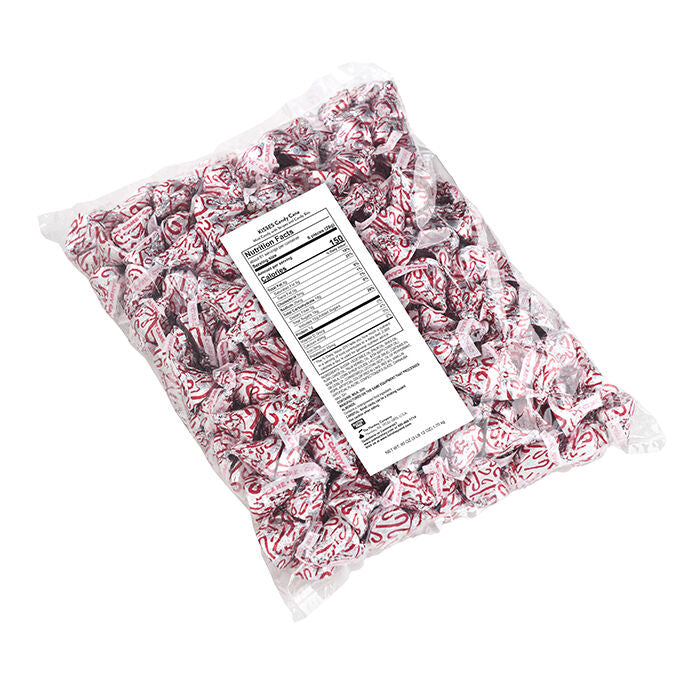 HERSHEY’S KISSES Candy Cane Candy (60oz), Bulk Bag 60oz