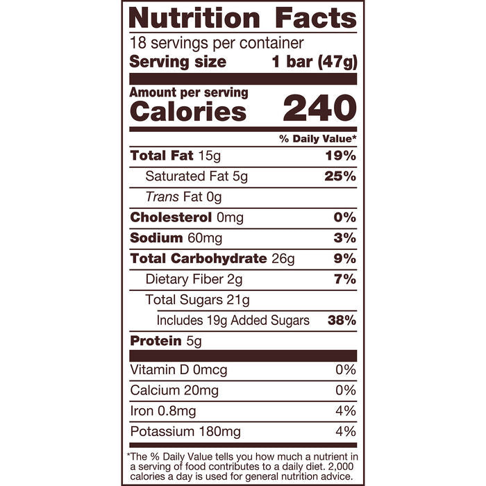 REESE'S NUTRAGEOUS Chocolate, Peanut Butter, Caramel and Peanut Candy Bars, 1.66 oz (18 Count)
