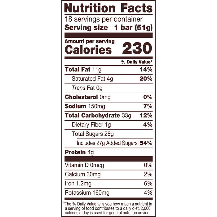 REESE'S FAST BREAK Peanut Butter Nougat Candy Bars, 1.8 oz (18 Count)