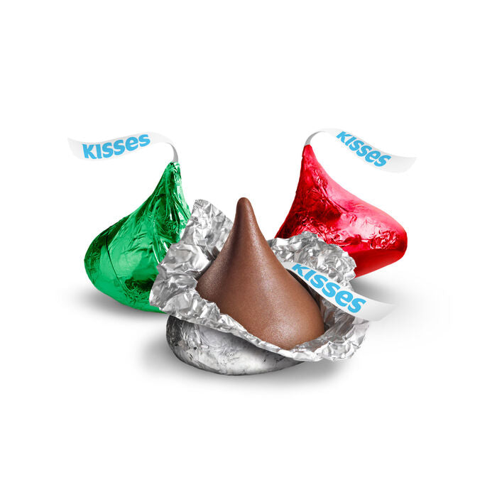 HERSHEY'S KISSES Milk Chocolate, Christmas , Candy Bag, 9 oz