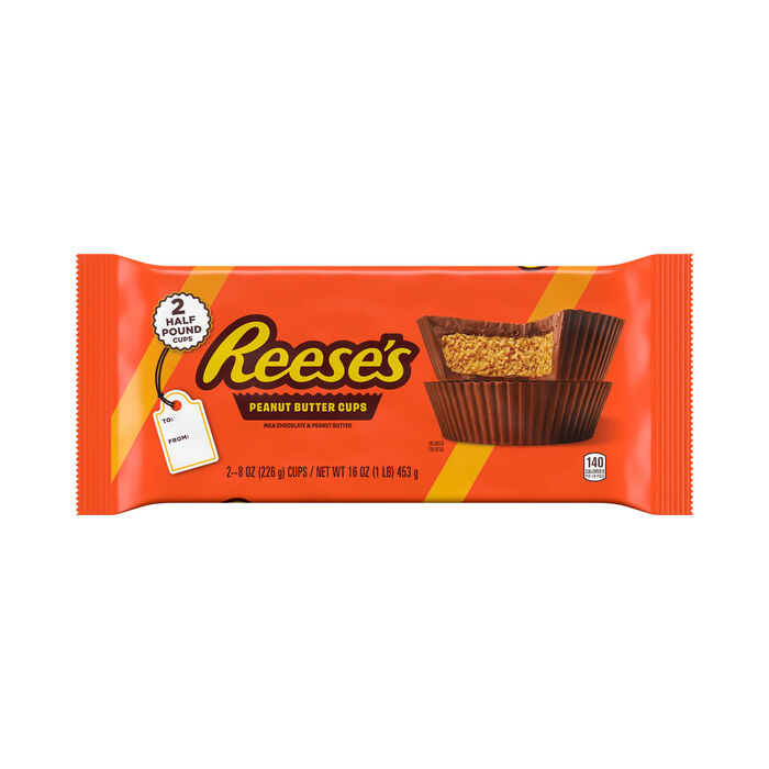 REESE'S World's Largest Peanut Butter Cups 1 lb. Candy Pack