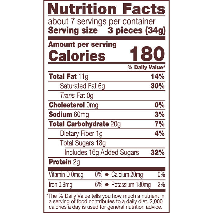 REESE'S Chocolate Peanut Butter Creme Santas, Christmas , Candy Bag, 8 oz
