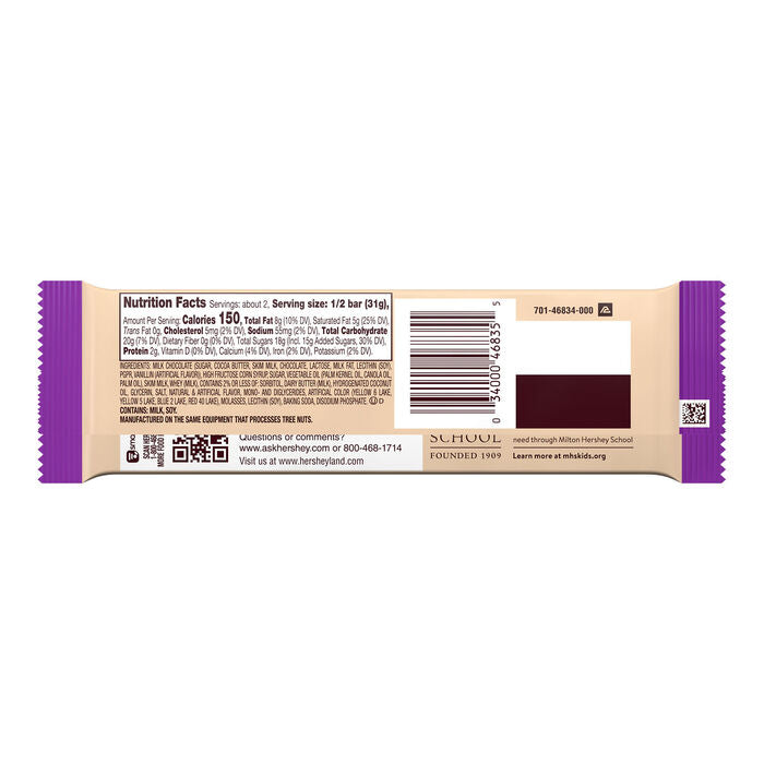 HERSHEY'S Affogato Flavored King Size Candy Bar, 2.2 oz