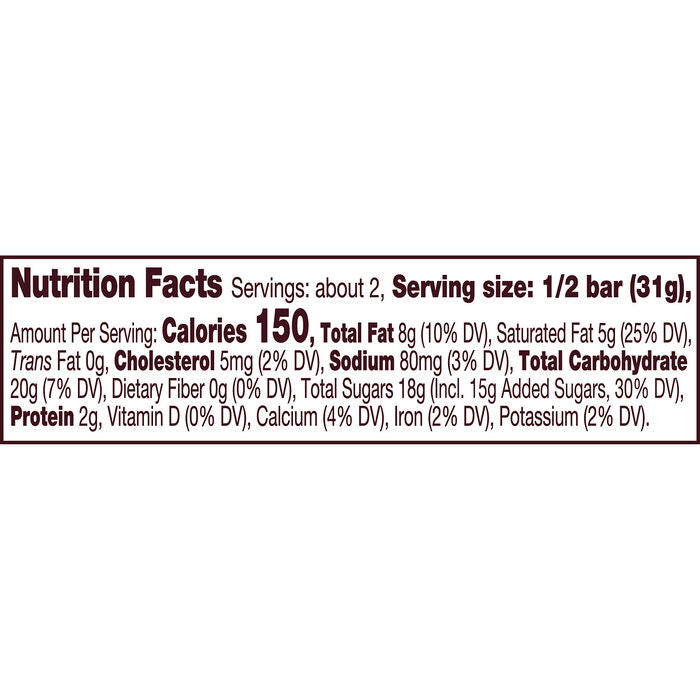 HERSHEY'S Salted Caramel Creme Flavored King Size Candy Bar, 2.2 oz