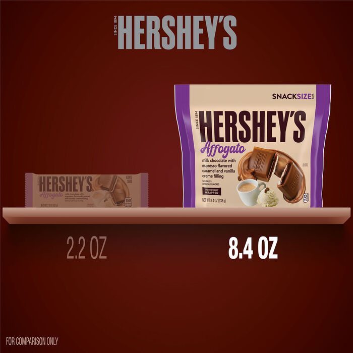 HERSHEY'S Affogato Flavored Snack Size Candy Bag, 8.4 oz