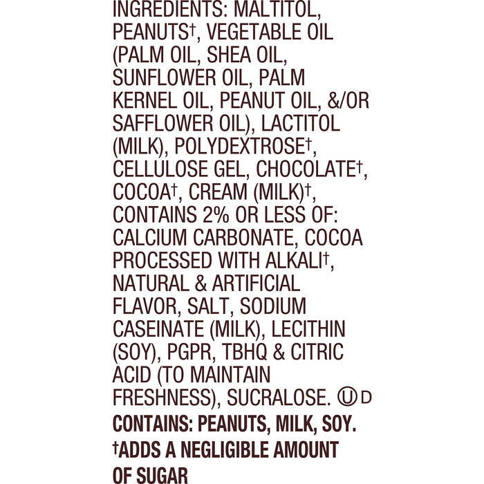 REESE'S Zero Sugar Miniatures Chocolate Peanut Butter Cups Candy Bag, 5.1 oz