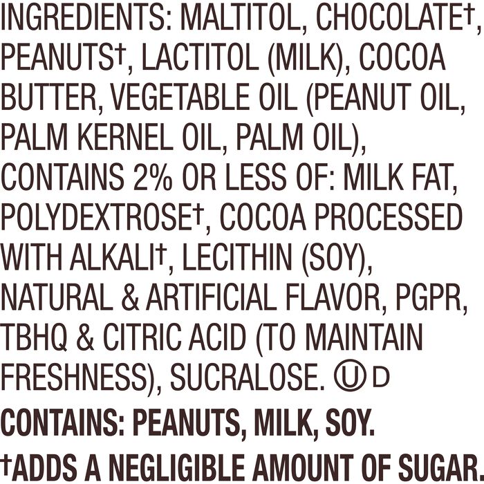 REESE'S Zero Sugar Miniatures Dark Chocolate Peanut Butter Cups Candy Bag, 5.1 oz