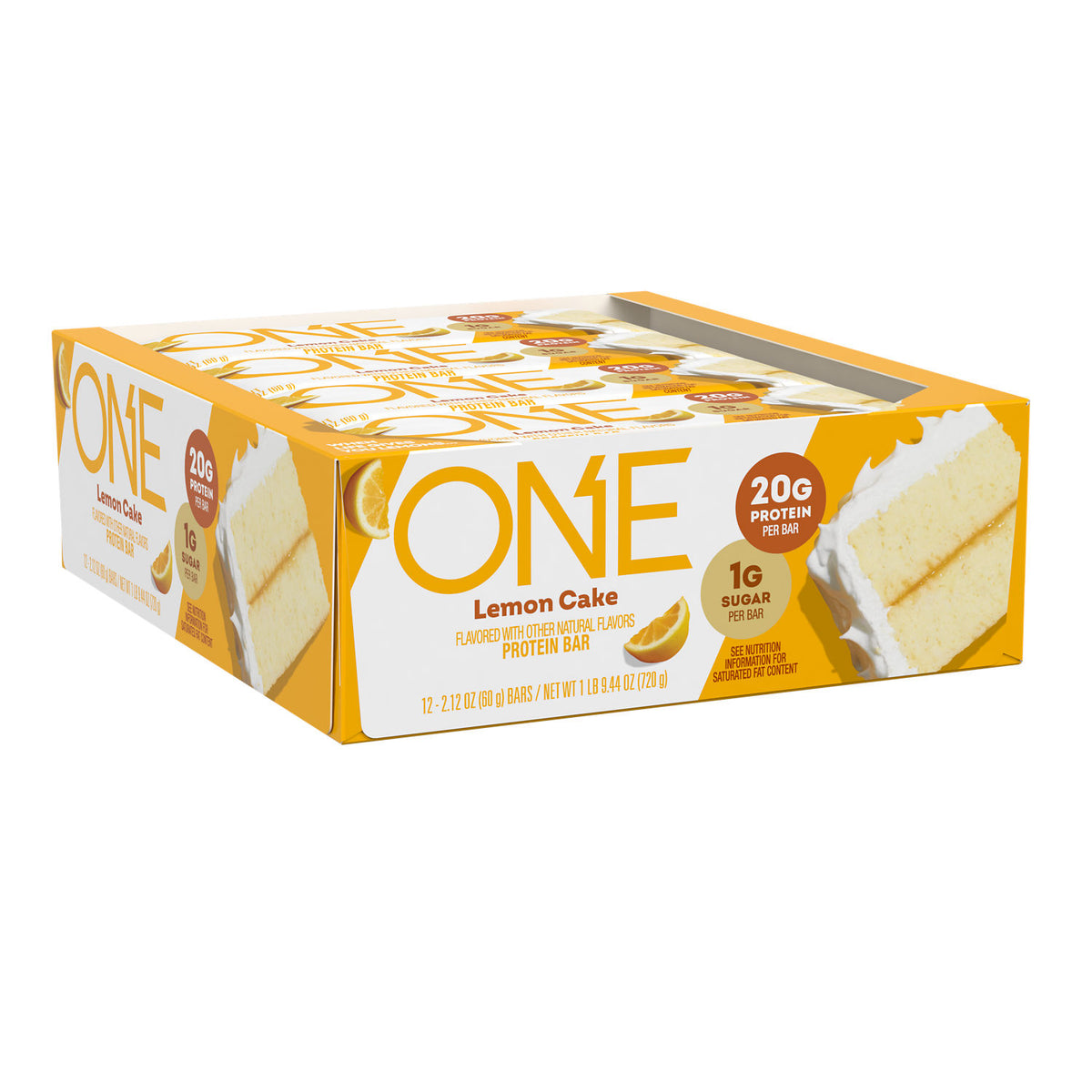 ONE Lemon Cake Flavored Protein Bars, 2.12 oz (12 Count)