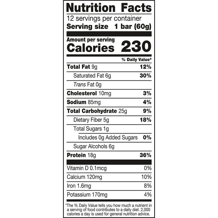 ONE HERSHEY'S Double Chocolate Flavored Protein Bars, 2.12 oz (12 Count)