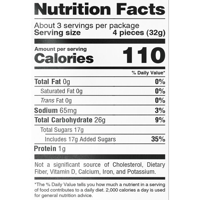 Sour Strips Mango Candy Peg Bag, 3.4oz