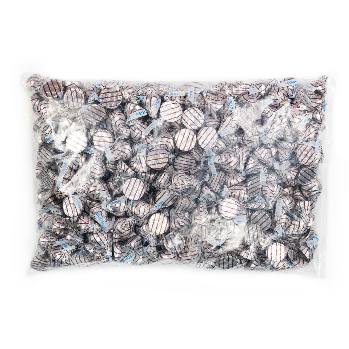 HERSHEY’S HUGS Milk Chocolate and White Creme Candy 3.75 lb Bulk Bag